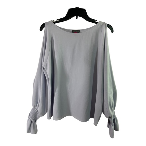 Vince Camuto Spring Romance Blouse Size Small Lilac Color P503 - Picture 5 of 7